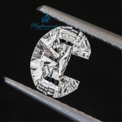 C Shape Diamond Jewelry Collection Modern Elegance Lab-Grown Use For Solitaire Ring - HIGHCARAT DIAMONDS