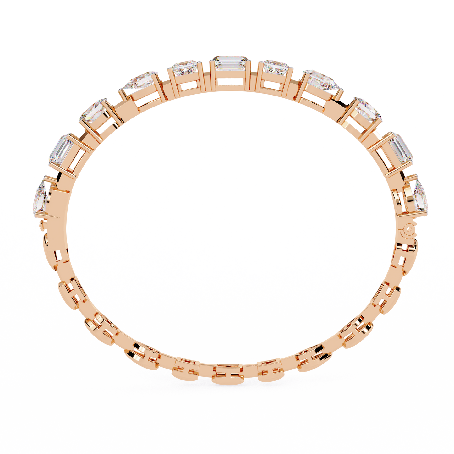 13.84Ct Multi Shape Diamond Minimalist  Antique Vintage Inspired Handcrafted Stunning Tennis Bracelet For Her