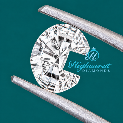 C Shape Lab Grown Colorless Diamond
