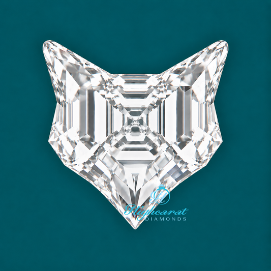 Unique Cat Face Shape Lab Grown Diamond