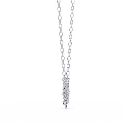 Celestial Sunburst Lab Grown Diamond Pendant Necklace - HIGHCARAT DIAMONDS