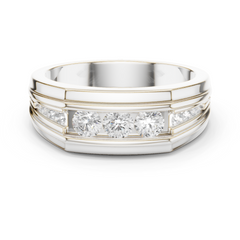 Natural & Lab Grown Round Shapes Diamond Stunning Every Wear Occasion For Men Diamond Ring - HIGHCARAT DIAMONDS