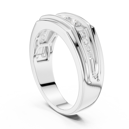 Natural & Lab Grown Round Shapes Diamond Stunning Every Wear Occasion For Men Diamond Ring - HIGHCARAT DIAMONDS