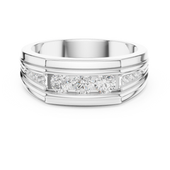 Natural & Lab Grown Round Shapes Diamond Stunning Every Wear Occasion For Men Diamond Ring - HIGHCARAT DIAMONDS
