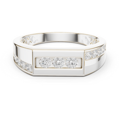 Round Shape Lab Grown Diamond Every Day Shiny Brilliant Diamond Ring For Men Gift - HIGHCARAT DIAMONDS