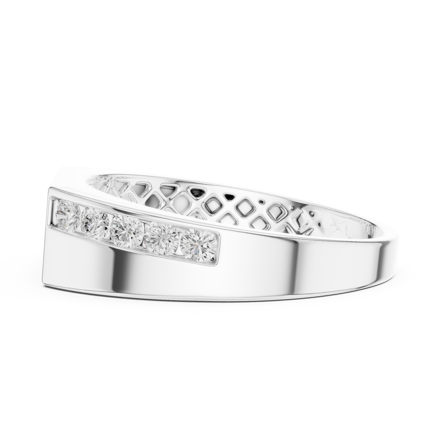 Round Shape Lab Grown Diamond Every Day Shiny Brilliant Diamond Ring For Men Gift - HIGHCARAT DIAMONDS
