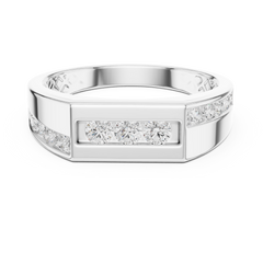 Round Shape Lab Grown Diamond Every Day Shiny Brilliant Diamond Ring For Men Gift - HIGHCARAT DIAMONDS