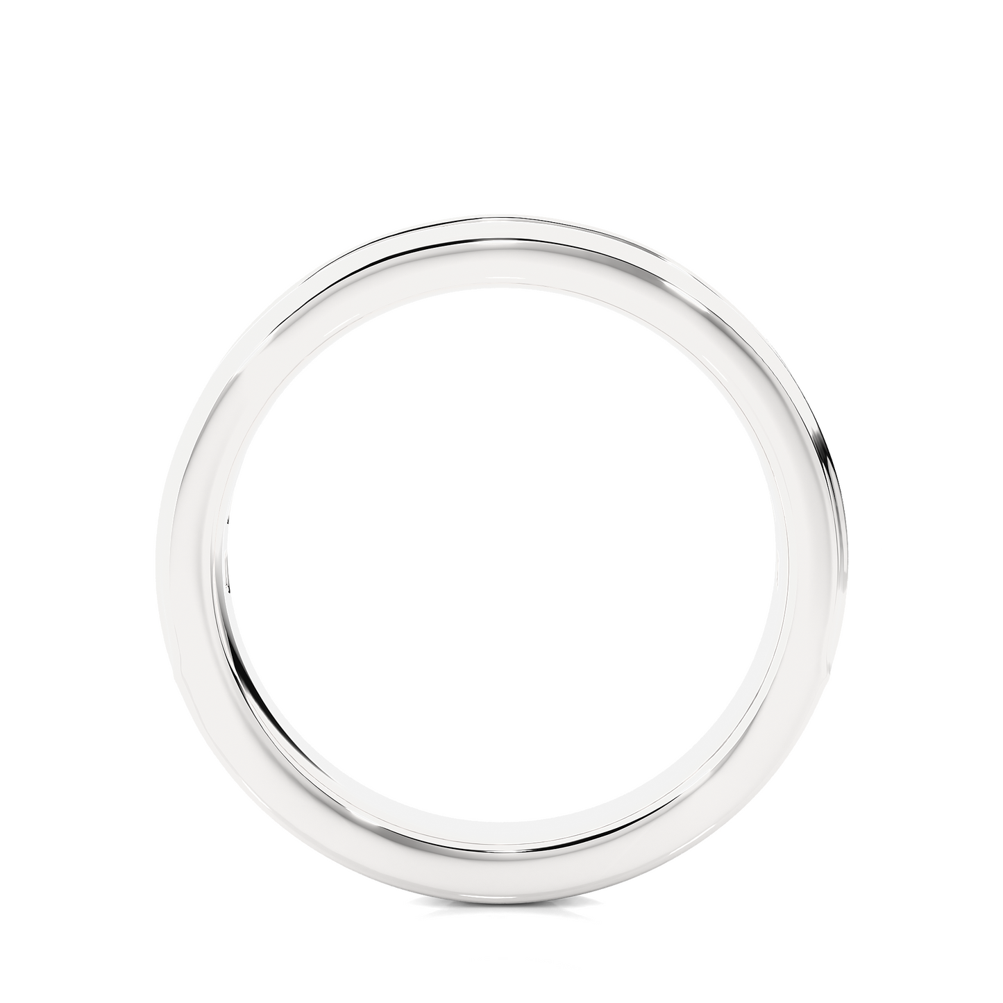 Channel Set Round Diamond Wedding Band Ring Timeless Sparkle For Women's In 14K Solid Gold - HIGHCARAT DIAMONDS