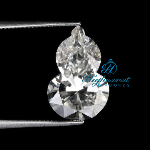 Chess Queen Shape Lab grown Antique Cut Unique Diamond For Engagement Ring, pendant