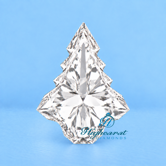 Antique Christmas Tree Shape Lab Grown Diamond