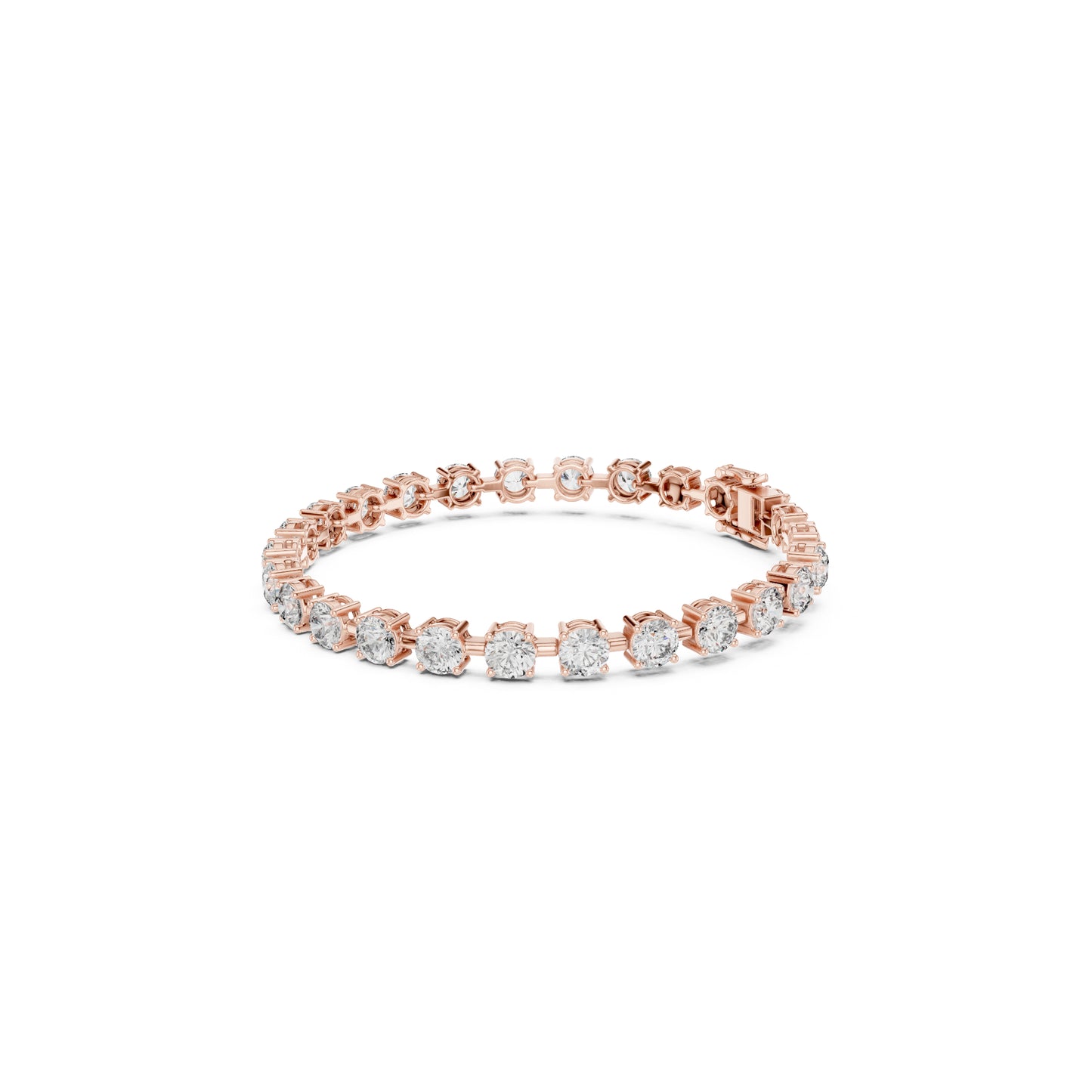 10.50Ct Round Cut High Quality Lab Grown Diamond Unique Delicate Sparkling Vintage Tennis Bracelet - HIGHCARAT DIAMONDS
