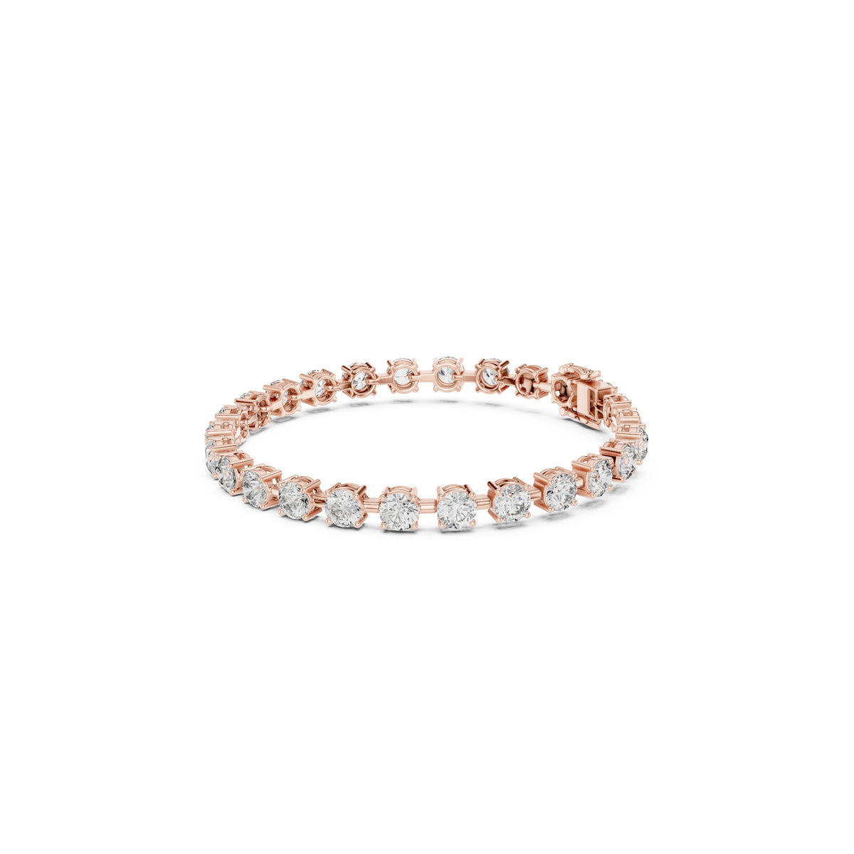 10.50Ct Round Cut High Quality Lab Grown Diamond Unique Delicate Sparkling Vintage Tennis Bracelet - HIGHCARAT DIAMONDS