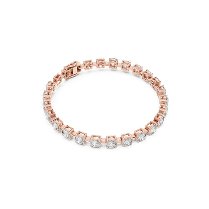 10.50Ct Round Cut High Quality Lab Grown Diamond Unique Delicate Sparkling Vintage Tennis Bracelet - HIGHCARAT DIAMONDS