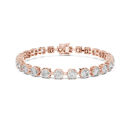 10.50Ct Round Cut High Quality Lab Grown Diamond Unique Delicate Sparkling Vintage Tennis Bracelet - HIGHCARAT DIAMONDS