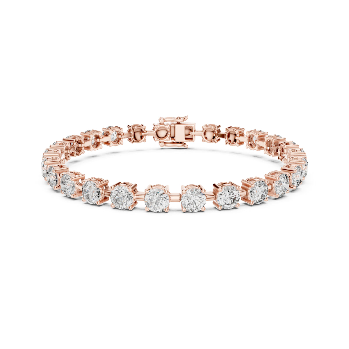 10.50Ct Round Cut High Quality Lab Grown Diamond Unique Delicate Sparkling Vintage Tennis Bracelet - HIGHCARAT DIAMONDS