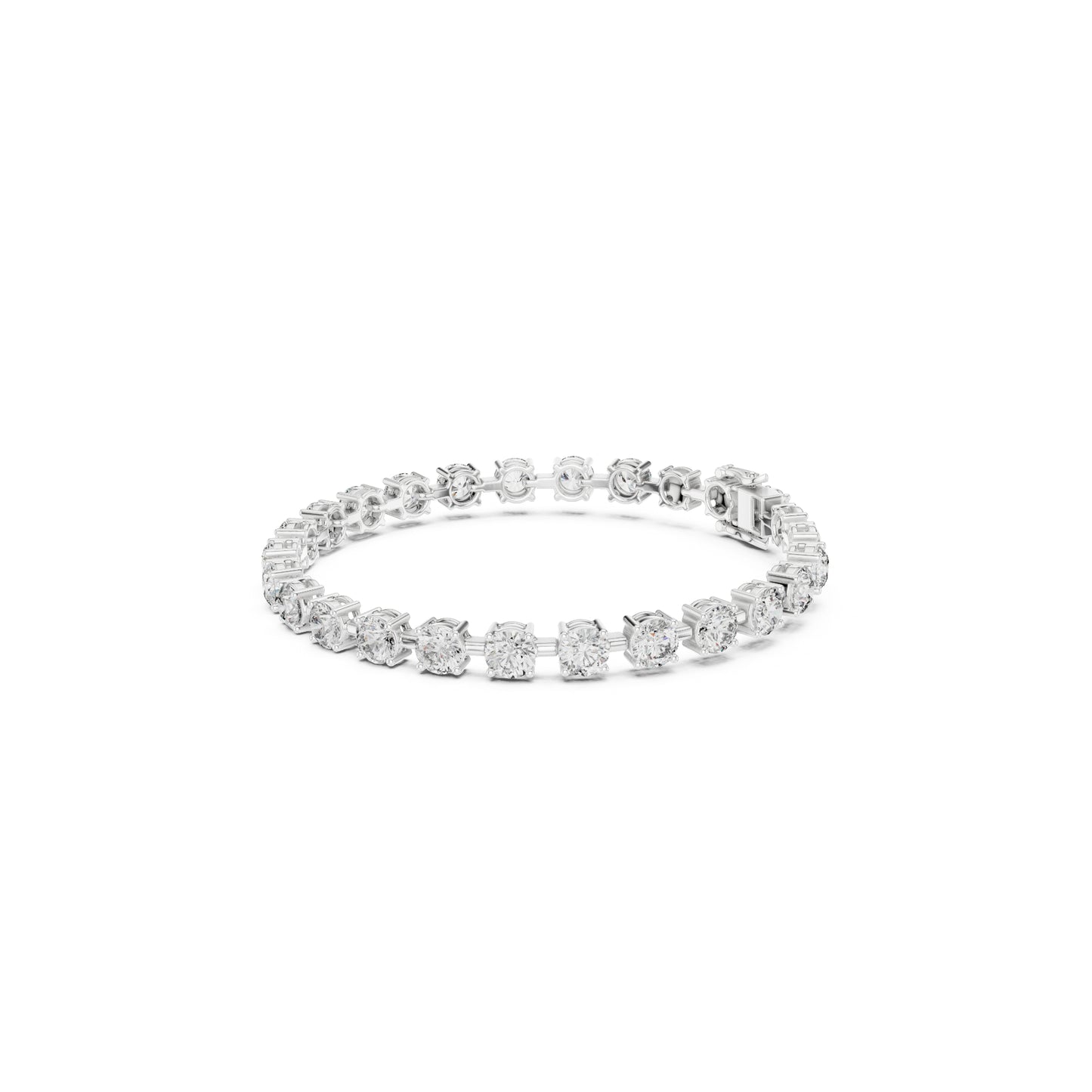 10.50Ct Round Cut High Quality Lab Grown Diamond Unique Delicate Sparkling Vintage Tennis Bracelet - HIGHCARAT DIAMONDS