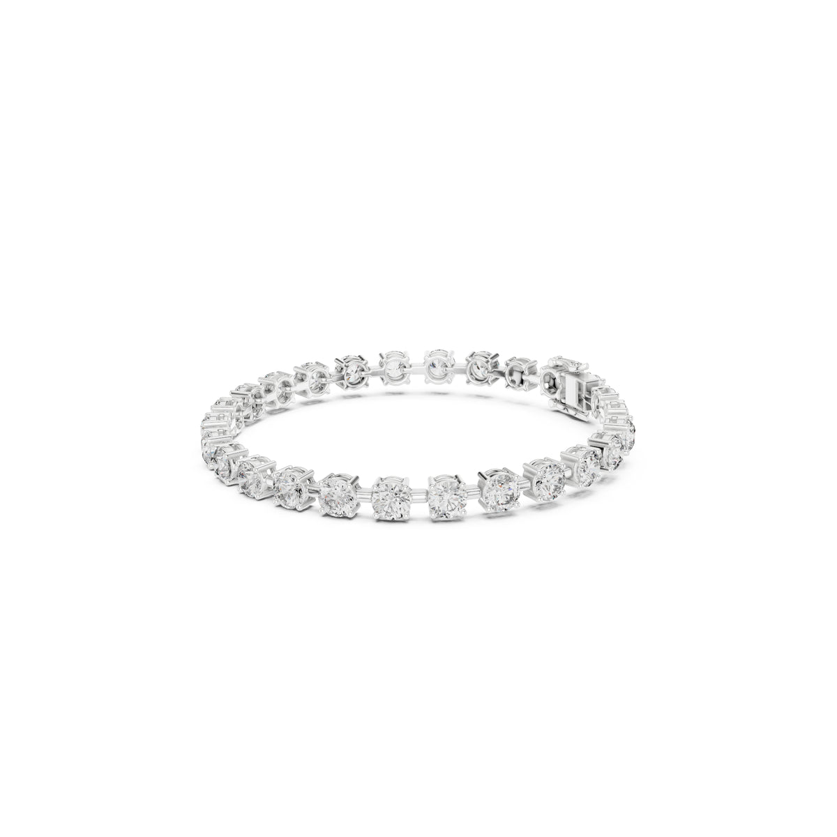 10.50Ct Round Cut High Quality Lab Grown Diamond Unique Delicate Sparkling Vintage Tennis Bracelet - HIGHCARAT DIAMONDS