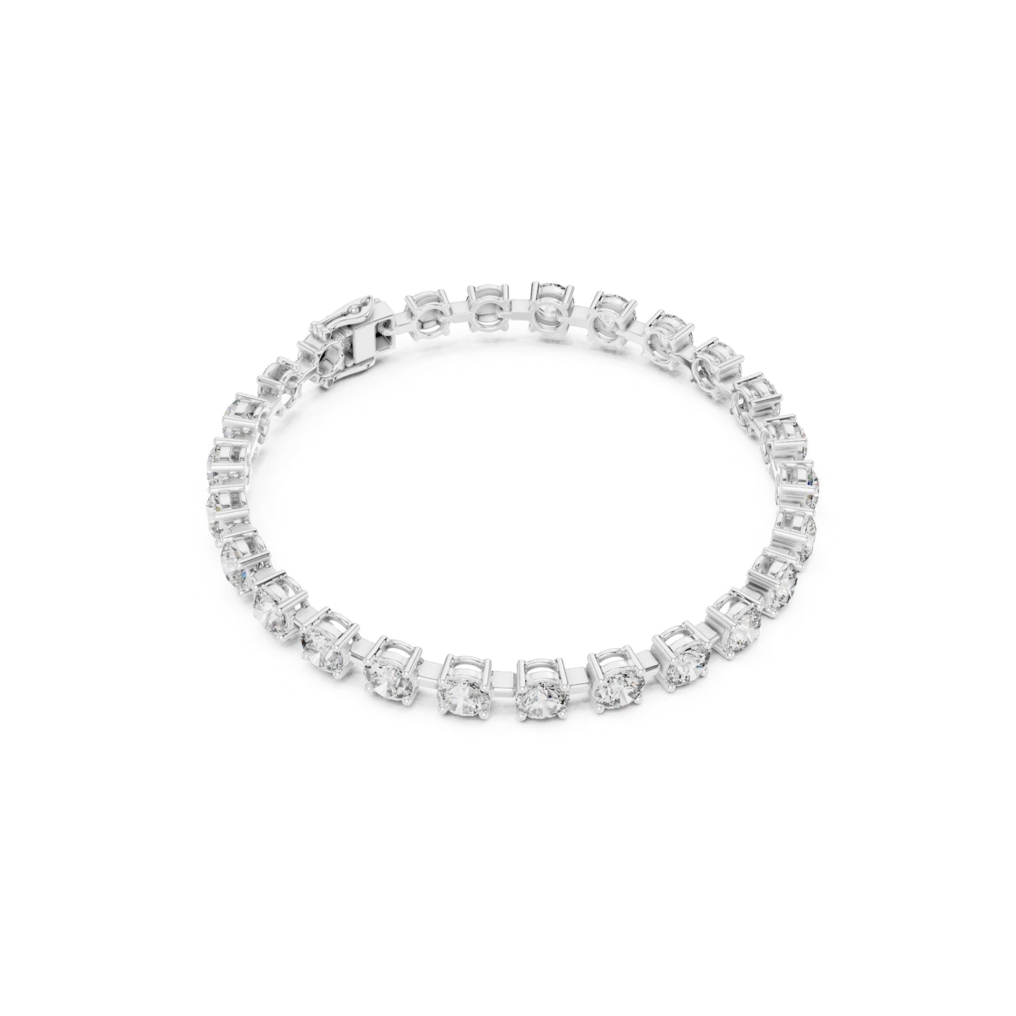 10.50Ct Round Cut High Quality Lab Grown Diamond Unique Delicate Sparkling Vintage Tennis Bracelet - HIGHCARAT DIAMONDS