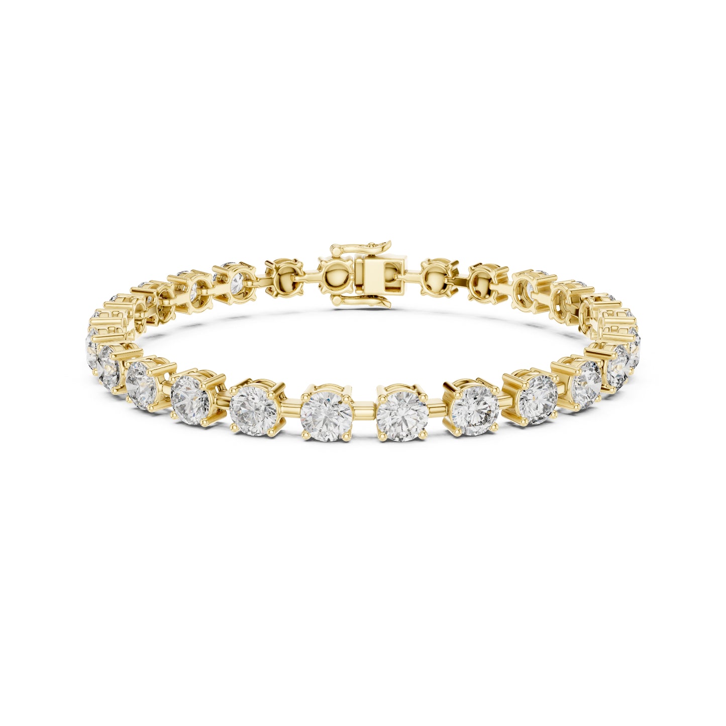 10.50Ct Round Cut High Quality Lab Grown Diamond Unique Delicate Sparkling Vintage Tennis Bracelet - HIGHCARAT DIAMONDS