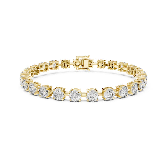 10.50Ct Round Cut High Quality Lab Grown Diamond Unique Delicate Sparkling Vintage Tennis Bracelet - HIGHCARAT DIAMONDS