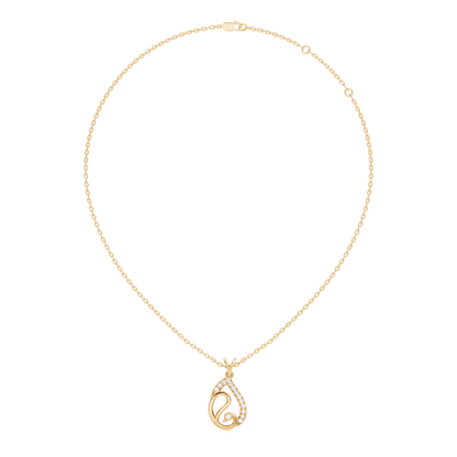 Classical Vintage Round Pendant Natural & Lab Diamonds Affordable Jewelry For Her