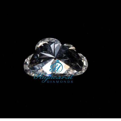 Cloud Shape New Unique Style Lab Grown Diamond Every Wear Gifted For Her Women
