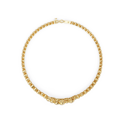 Cluster Lab Grown Diamond Tennis Style Bracelet - HIGHCARAT DIAMONDS