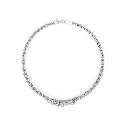 Cluster Lab Grown Diamond Tennis Style Bracelet - HIGHCARAT DIAMONDS