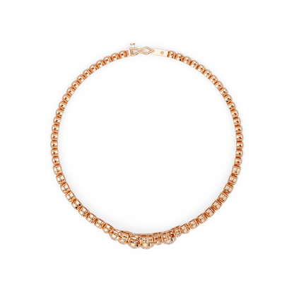 Cluster Lab Grown Diamond Tennis Style Bracelet - HIGHCARAT DIAMONDS