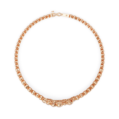 Cluster Lab Grown Diamond Tennis Style Bracelet - HIGHCARAT DIAMONDS
