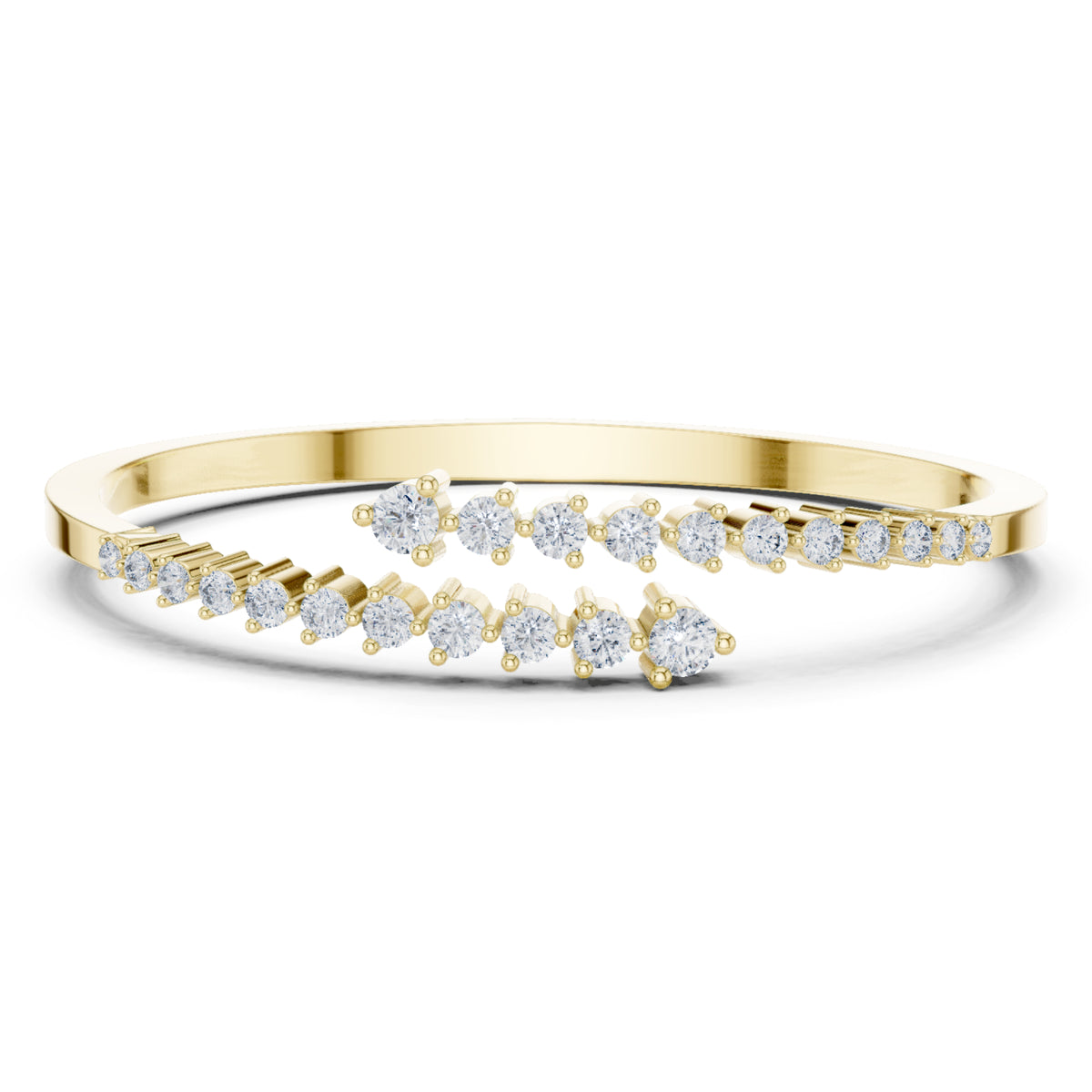 1.93 CTRound Cut Diamond Dainty Hand Crafted Cluster Vintage Timeless Bracelet Gift for Her Women's - HIGHCARAT DIAMONDS