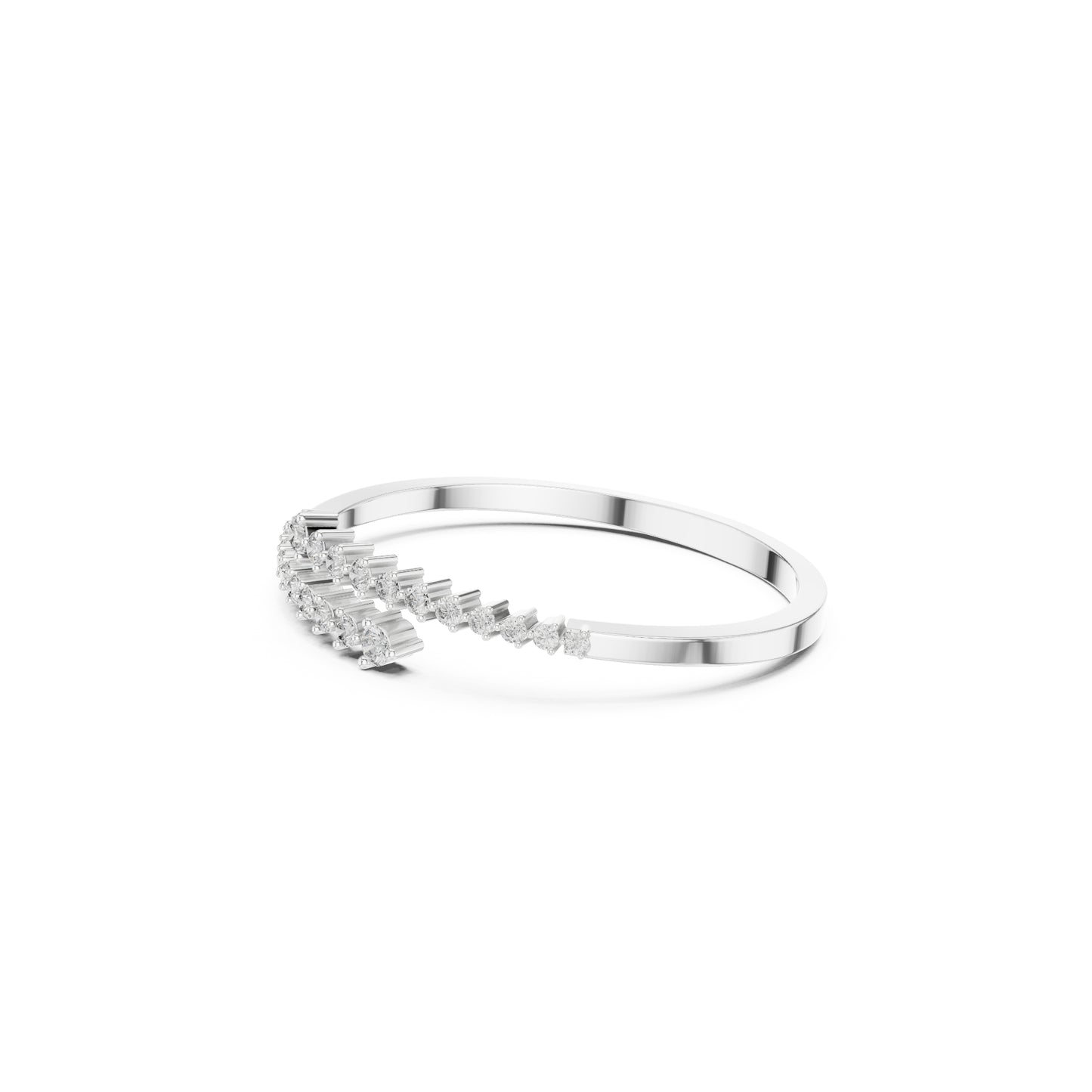 1.93 CTRound Cut Diamond Dainty Hand Crafted Cluster Vintage Timeless Bracelet Gift for Her Women's - HIGHCARAT DIAMONDS