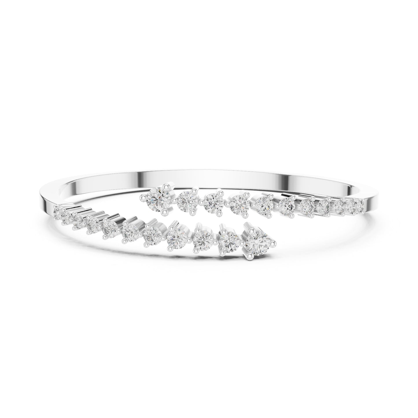 1.93 CTRound Cut Diamond Dainty Hand Crafted Cluster Vintage Timeless Bracelet Gift for Her Women's - HIGHCARAT DIAMONDS