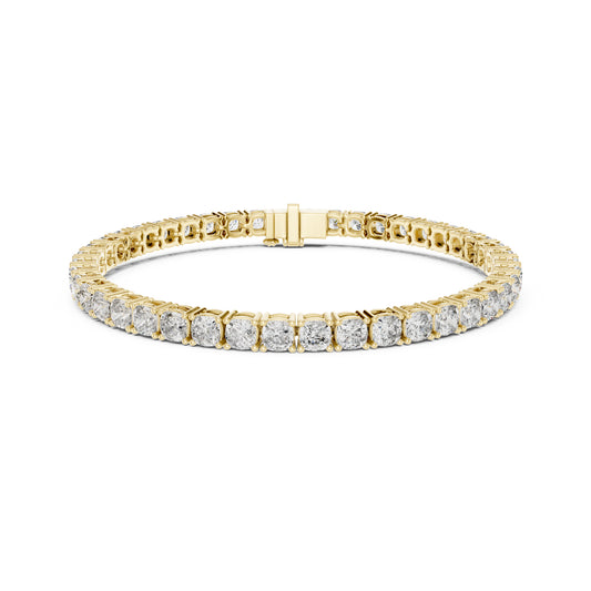 10.12Ct Cushion Cut Diamond Elegant Dainty Perfect Minimalist Bridesmaid Tennis Bracelet Gift For Women's - HIGHCARAT DIAMONDS