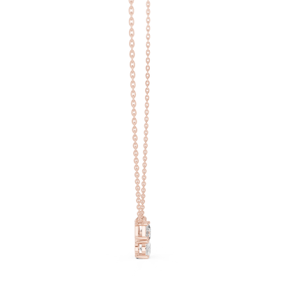 Cushion, Emerald & Oval Shape 1.73 Ct Lab Grown Three Stone Classic Solitaire Diamond Pendant For Her