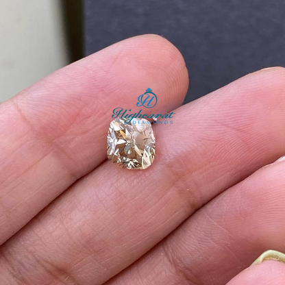 Cushion Old Cut Loose Diamond, Unique Champagne Brown Elegant Minimalist Lab Grown Diamond Use For All Jewelry In Her - HIGHCARAT DIAMONDS