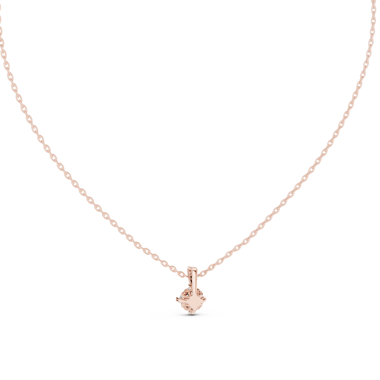 Cushion Shape Lab Grown Diamond Ethically wear Soliatire Pendant For Womens - HIGHCARAT DIAMONDS