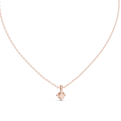 Cushion Shape Lab Grown Diamond Ethically wear Soliatire Pendant For Womens - HIGHCARAT DIAMONDS