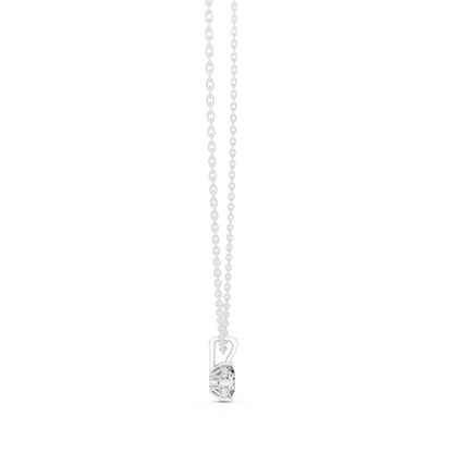 Cushion Shape Lab Grown Diamond Ethically wear Soliatire Pendant For Womens - HIGHCARAT DIAMONDS