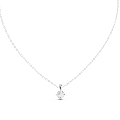 Cushion Shape Lab Grown Diamond Ethically wear Soliatire Pendant For Womens - HIGHCARAT DIAMONDS