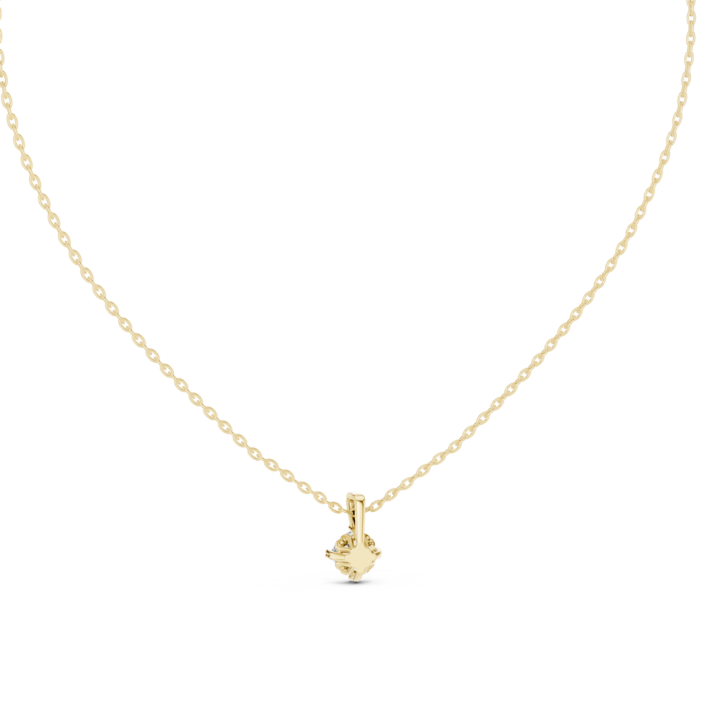 Cushion Shape Lab Grown Diamond Ethically wear Soliatire Pendant For Womens - HIGHCARAT DIAMONDS