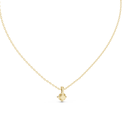 Cushion Shape Lab Grown Diamond Ethically wear Soliatire Pendant For Womens - HIGHCARAT DIAMONDS