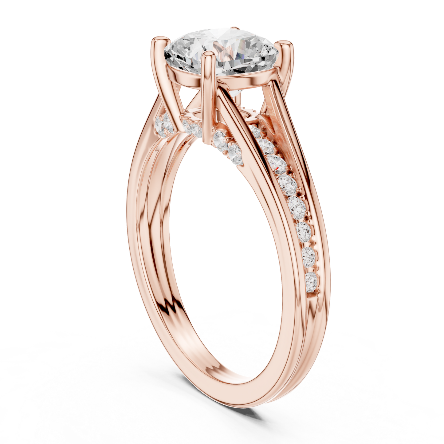 Pave Set 2.30Ct Cushion and Round Cut Top Grade Diamond Unique Delicate Stacking Wedding Ring Gift For Her - HIGHCARAT DIAMONDS