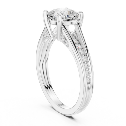 Pave Set 2.30Ct Cushion and Round Cut Top Grade Diamond Unique Delicate Stacking Wedding Ring Gift For Her - HIGHCARAT DIAMONDS