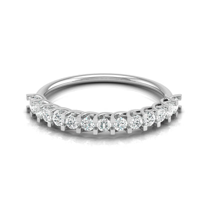 Daily Wearing Diamond Band Ring In 14K Gold Perfect Fit For Any Finger Lab-Grown Or Natural - HIGHCARAT DIAMONDS