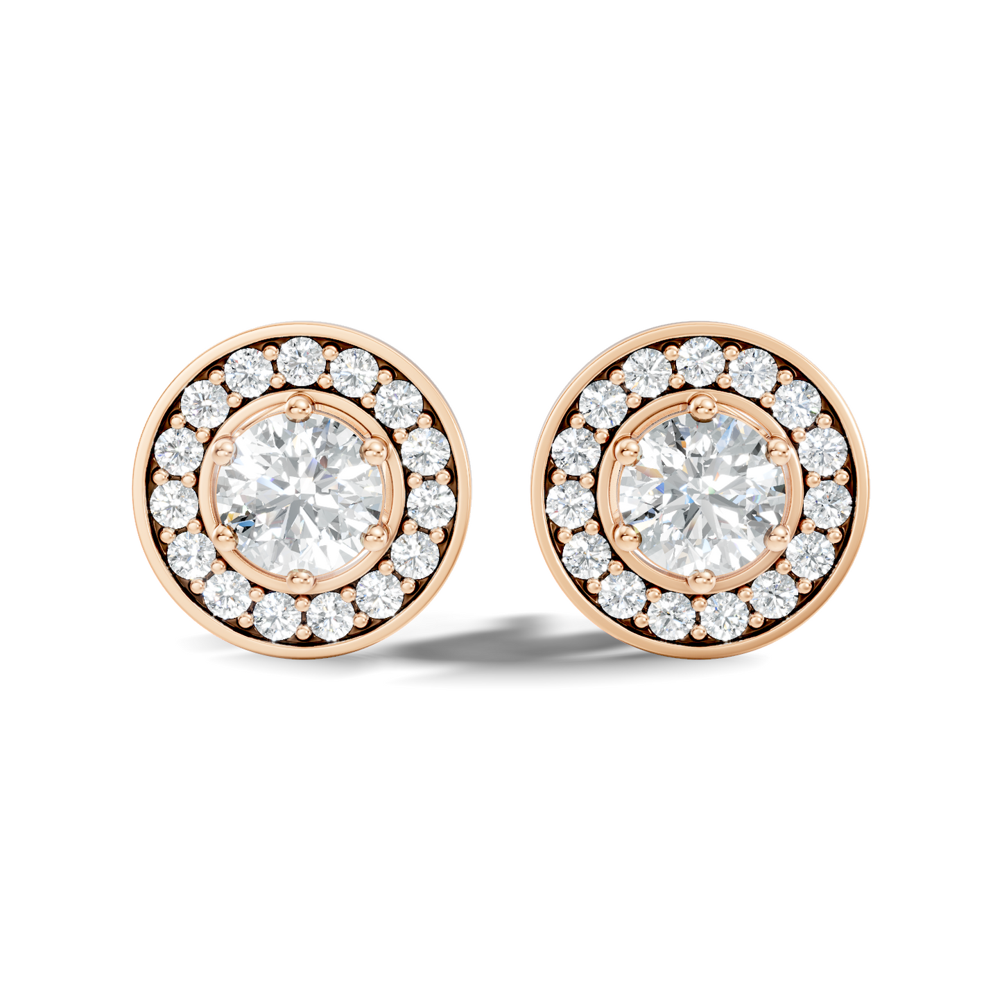 1.22 Ct Lab Grown Round Diamond New Classic Affordable Earrings For Anniversary Gift Her - HIGHCARAT DIAMONDS