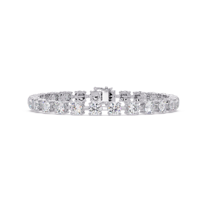 Double Row Round Lab Grown Diamond Tennis Bracelet - HIGHCARAT DIAMONDS