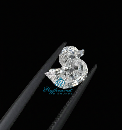 Elegant  Colorless Duck Shape Lab Grown Loose Diamond Minimal Charm Endless Shine - HIGHCARAT DIAMONDS