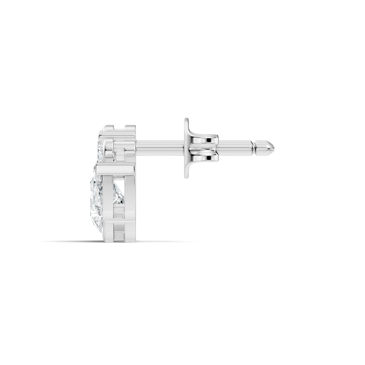 Round & Pear Shape 2.12 Ct Natural & Lab grown Diamond Occasionally Wear diamond Earrings for Women - HIGHCARAT DIAMONDS