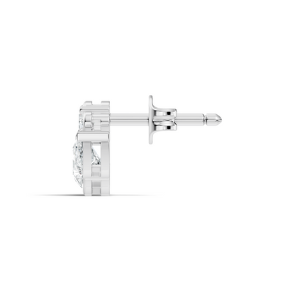 Round & Pear Shape 2.12 Ct Natural & Lab grown Diamond Occasionally Wear diamond Earrings for Women - HIGHCARAT DIAMONDS